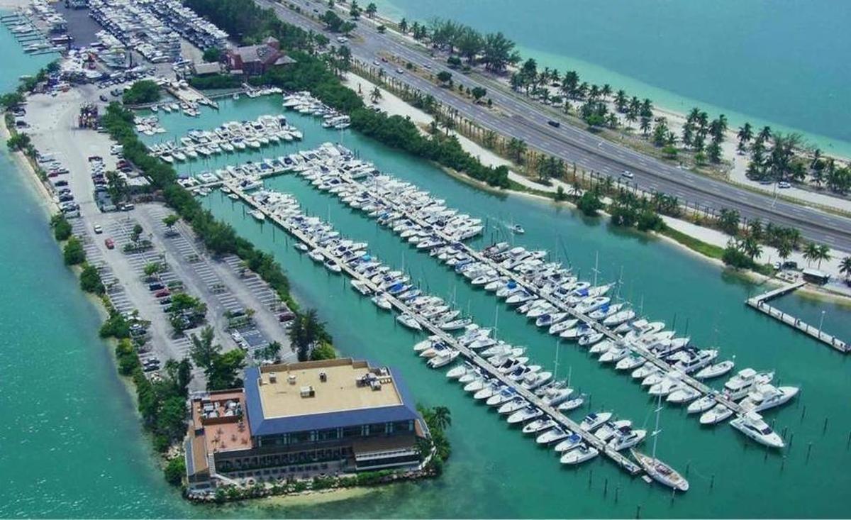 A portion of Rickenbacker Marina on Virginia Key on Feb. 9, 2017.
