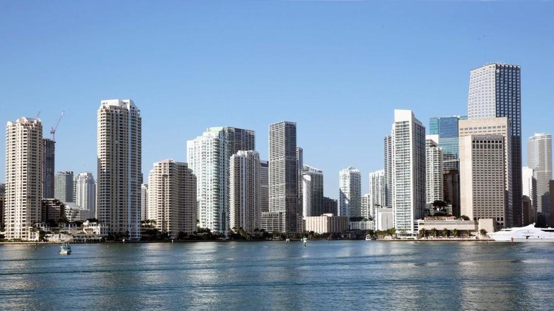 A view of downtown Miami and waterway. Three factors coincided to fuel Russian interest in Miami real estate in the late 2000’s: the extraordinary growth of Russian wealth, the desire among these Russians for a stable economy and political system, and the bursting of Miami’s real estate “bubble,” resulting in thousands of brand-new condo units at bargain-basement prices.