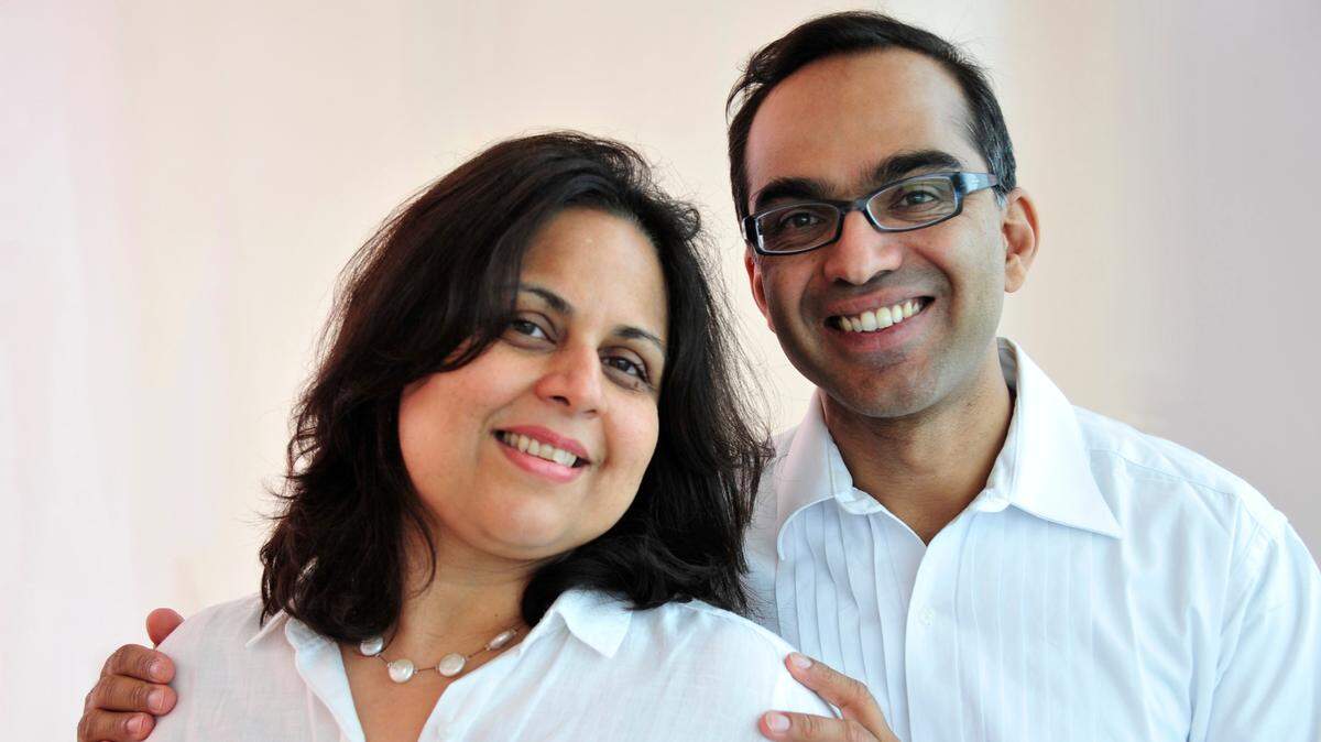 BreakBio Corp. founder Roy de Souza and his wife, Aisha de Sequeira, who died from colon cancer in 2020.