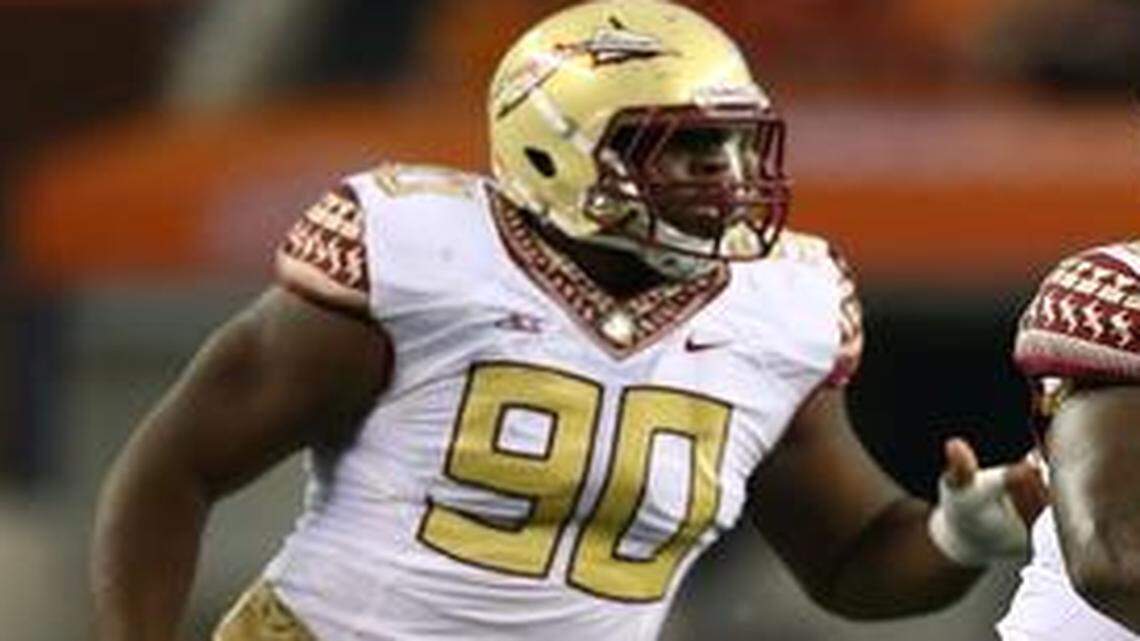 
FSU defensive lineman Eddie Goldman 
