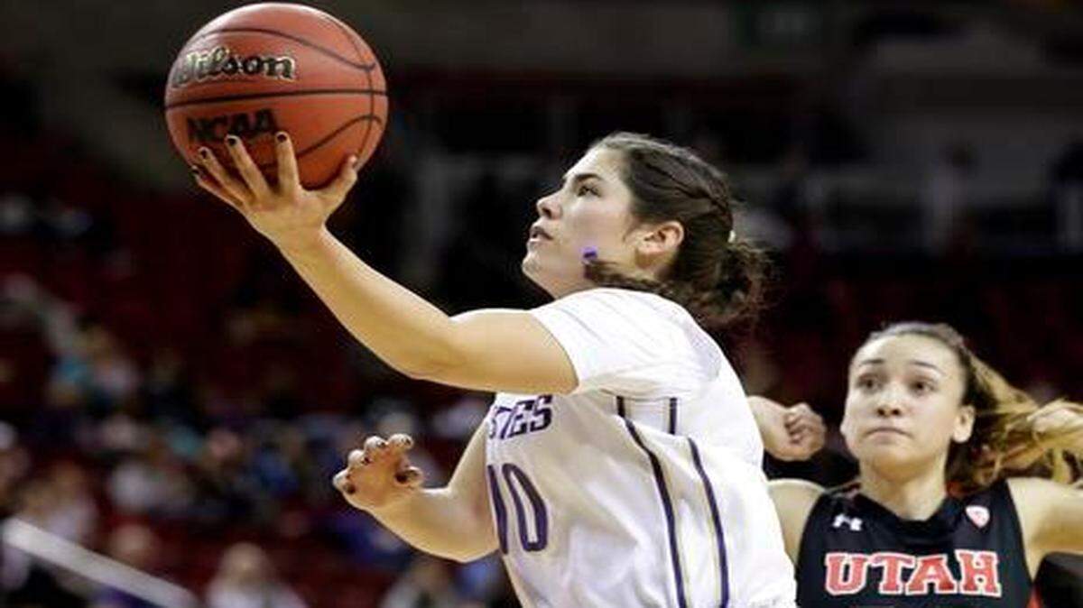 
Washington’s Kelsey Plum averages 22.8 points per game.
