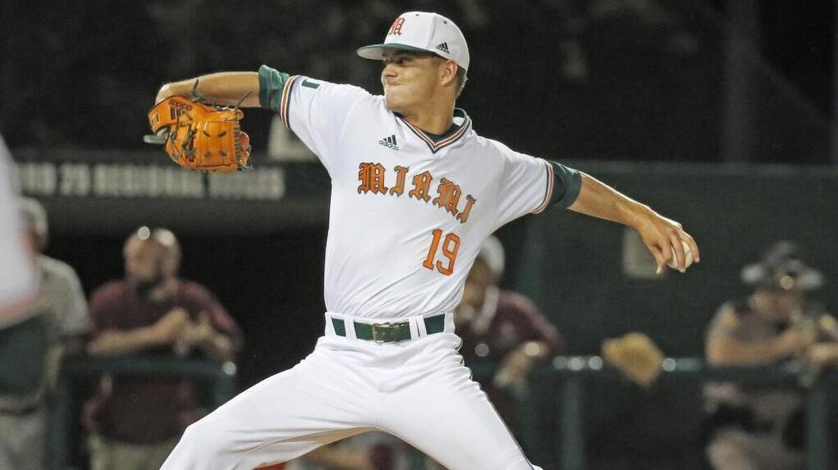 Left-handed University of Miami senior pitcher Jeb Bargfeldt will start in the Hurricanes final regular-season series opener on Thursday, May 17, against Boston College. The Canes are on an eight-game winning streak.
