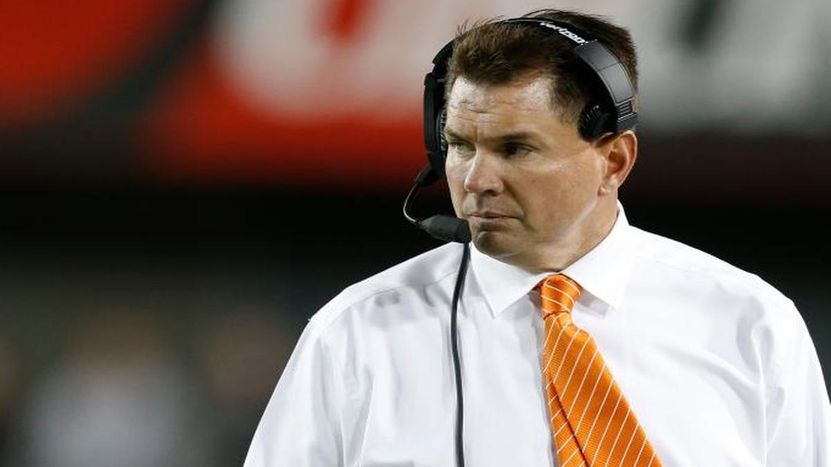 
UM coach Al Golden on the sideline during the first half against Cincinnati, Thursday, Oct. 1, 2015, in Cincinnati. 
