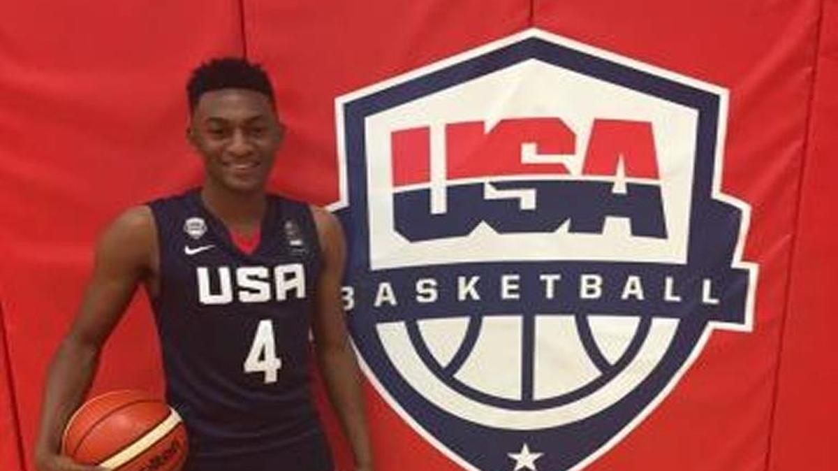 Point guard Immanuel Quickley, a top recruit considering the University of Miami, played for the USA Under-17 team and is now trying out for the U19 team.