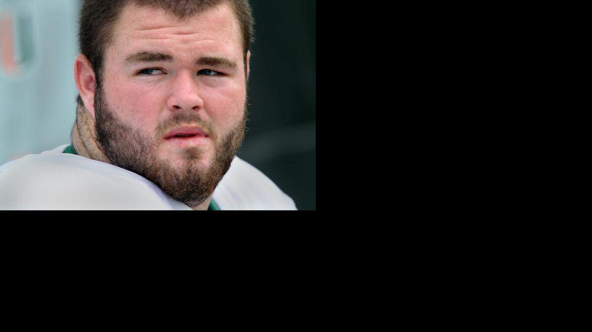 
UM center Shane McDermott, who didn’t get an invitation to the NFL Scouting Combine, can impress scouts with a good showing at UM’s Pro Day. 

