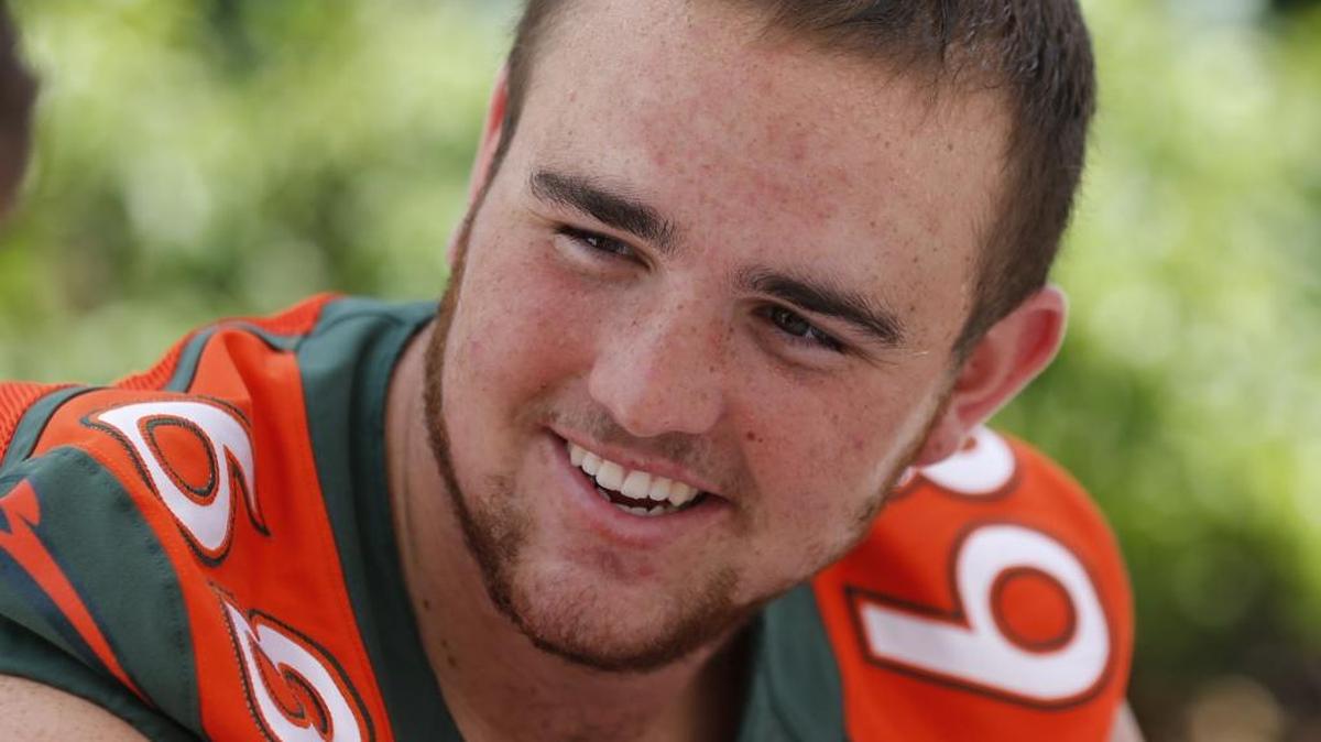 
UM center Nick Linder.
