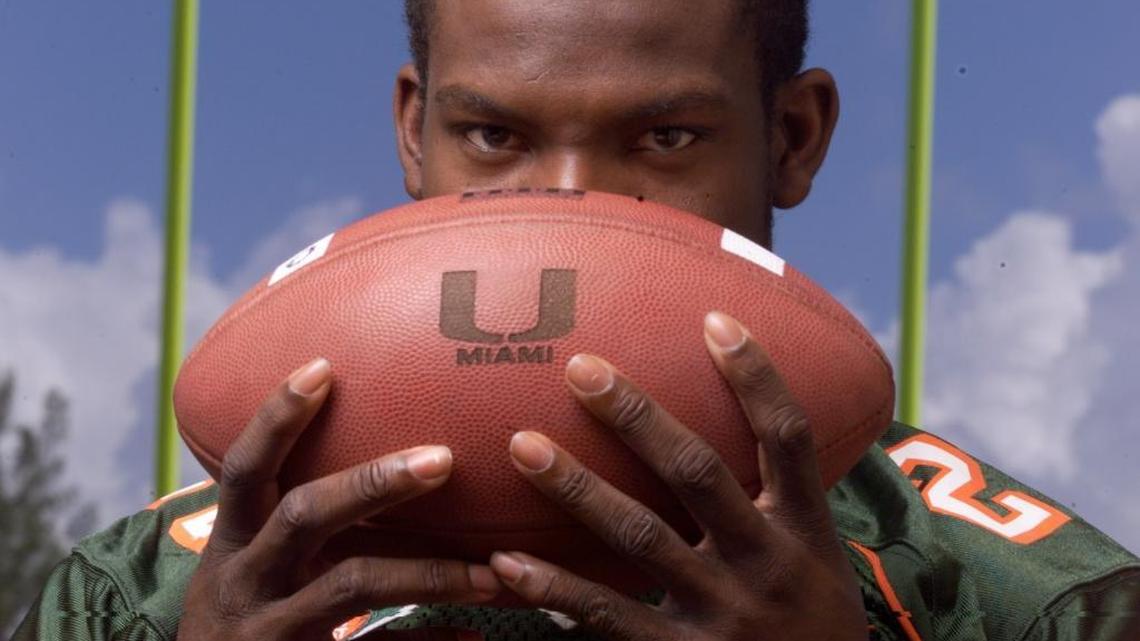UM defensive back Leonard Myers in 1999.