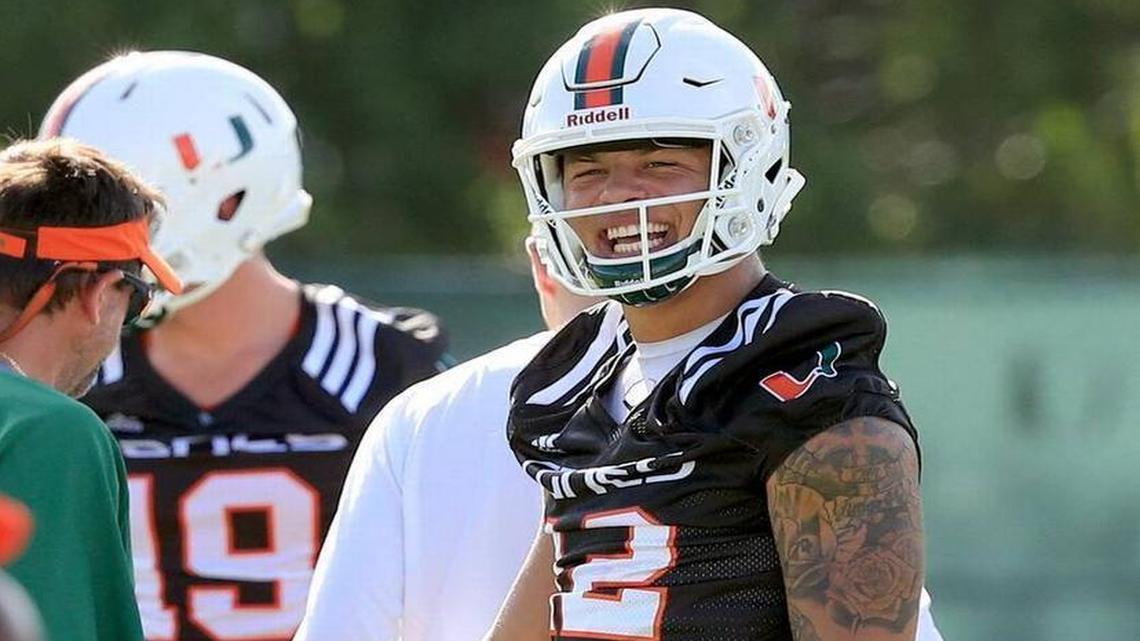 University of Miami redshirt junior quarterback Malik Rosier is battling Evan Shirreffs, N’Kosi Perry and Cade Weldon in the race to become the starting quarterback.