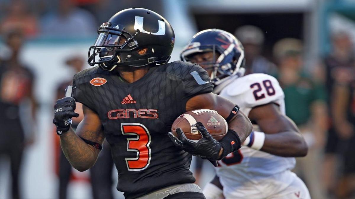 Stacy Coley, who leads UM and is third in the ACC with 600 receiving yards, said he’ll make the decision on whether to leave early for the NFL Draft with the help of his mother, family and high school coach.