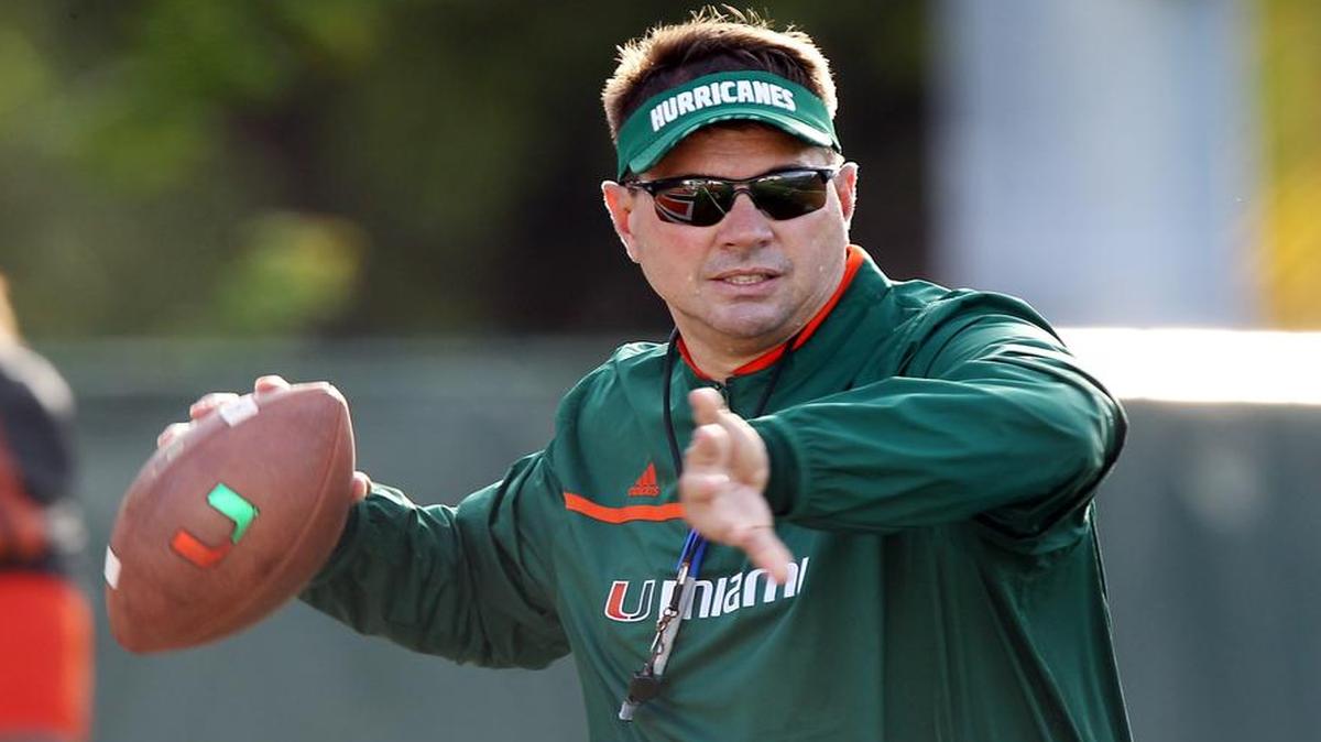 
“It was a good day,” UM coach Al Golden said after the opening day of fall camp. “It’s Day 1 though.” 
