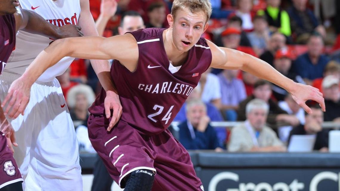 Canyon Barry (24), son of NBA Hall of Fame member Rick Barry, averaged 19.7 points for College of Charleston before he sustained a shoulder injury. He is considering a transfer to the University of Miami.