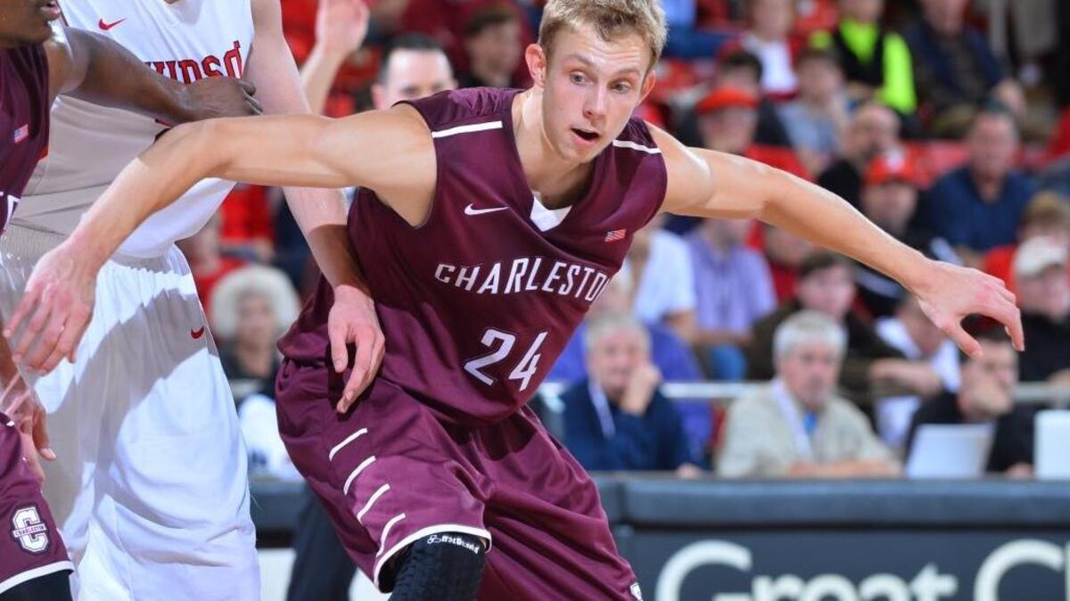 Canyon Barry (24), son of NBA Hall of Fame member Rick Barry, averaged 19.7 points for College of Charleston before he sustained a shoulder injury. He is considering a transfer to the University of Miami.