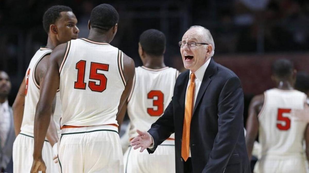 University of Miami coach Jim Larrañaga has been coaching the Hurricanes this season while an FBI investigation into college basketball corruption drags on. He vehemently denies any wrongdoing.