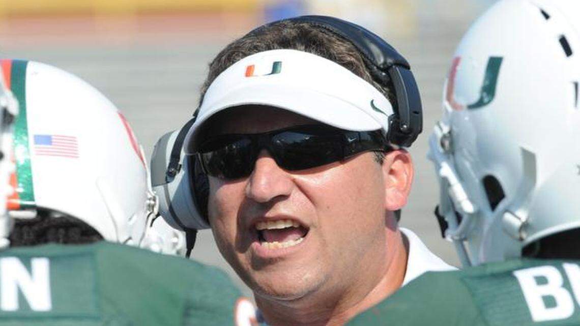 
UM Defensive coordinator Mark D'Onofrio.
