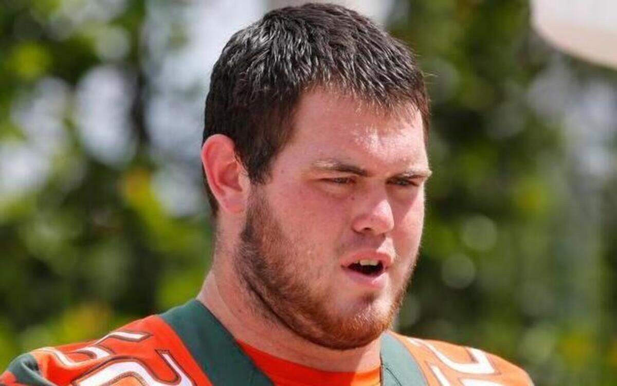 
Offensive lineman Kc McDermott, who missed most of last season with a torn medial collateral ligament in his left knee, was a full participant for the first time this spring on Tuesday, March 17, 2015. 
