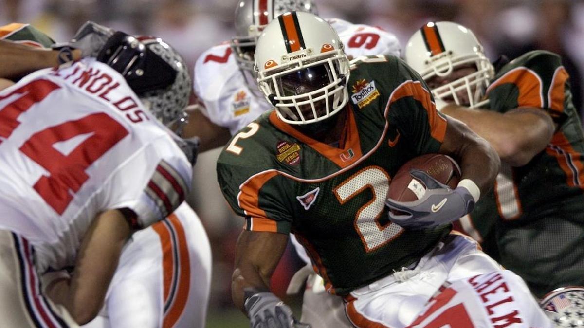 Former running back Willis McGahee headlines a list of athletes who will be inducted into the University of Miami Sports Hall of Fame on Thursday.