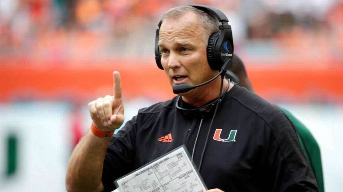University of Miami coach Mark Richt was named Walter Camp Coach of the Year on Tues., Dec. 5, 2017.