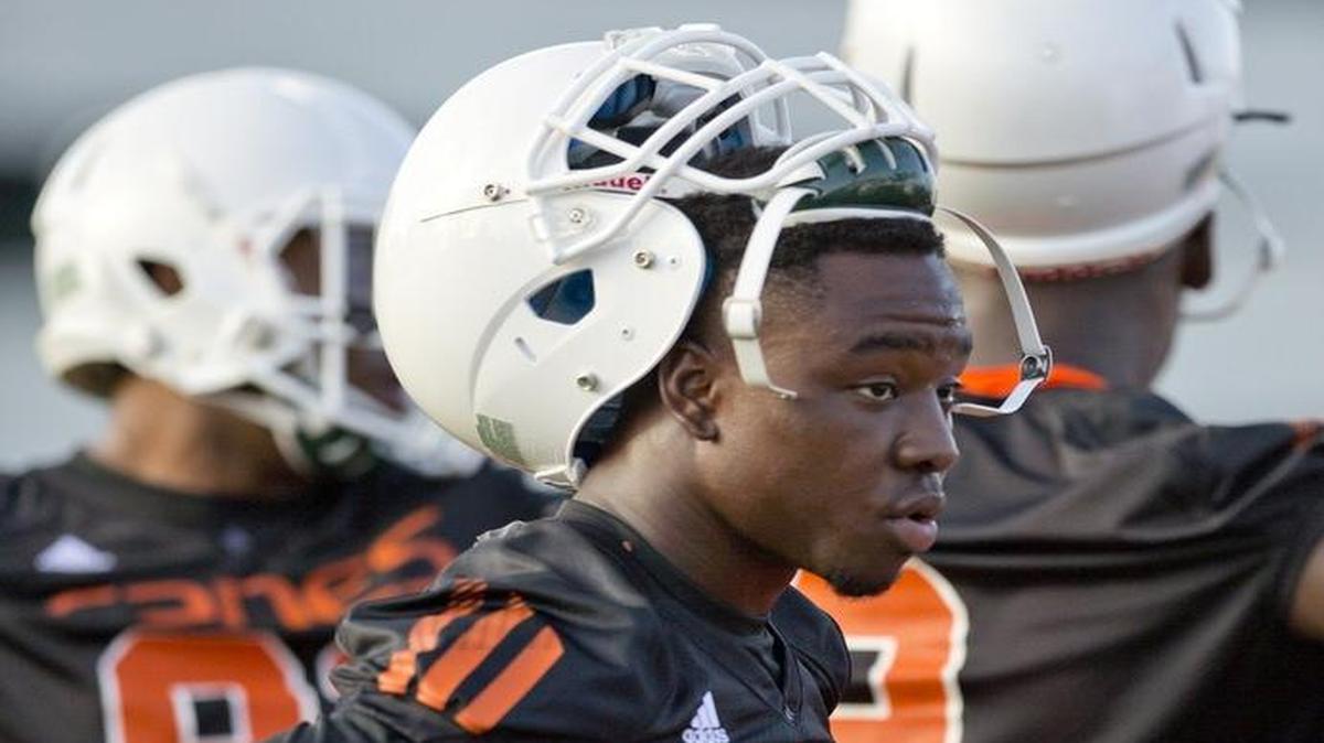 
UM linebacker Jermaine Grace 

