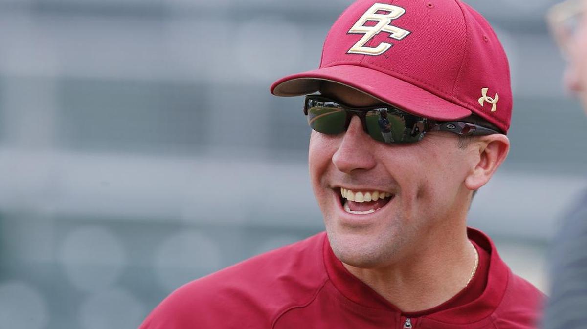 Boston College head coach Mike Gambino, pictured in June 2016, will become the new leader of the Penn State baseball program.