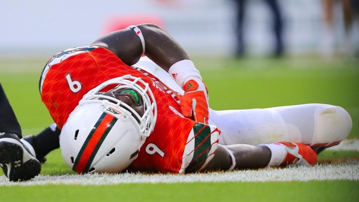 University of Miami Hurricanes defensive linemen Chad Thomas is doubtful to play in Thursday’s game against Virginia Tech.