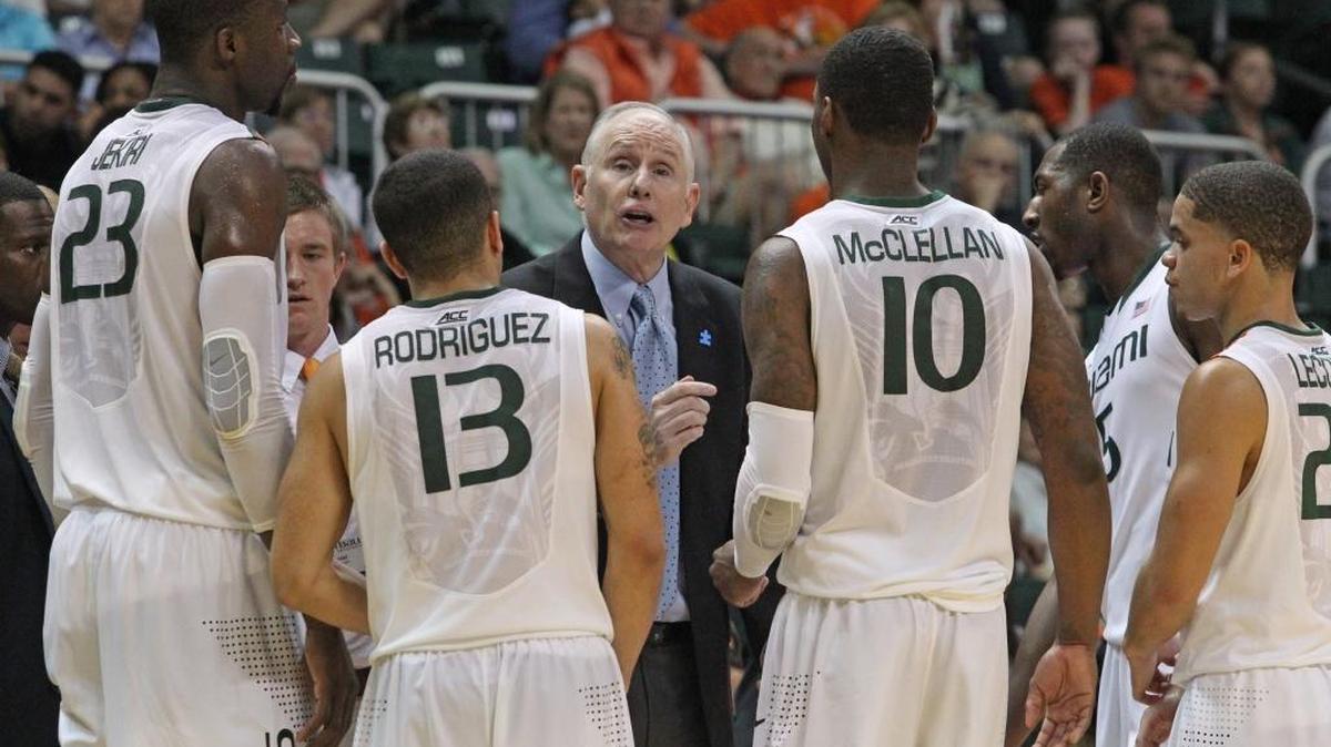 “We’re not done recruiting, we have two scholarships to give, so to project us now is impossible,” said University of Miami head basketball coach Jim Larrañaga.