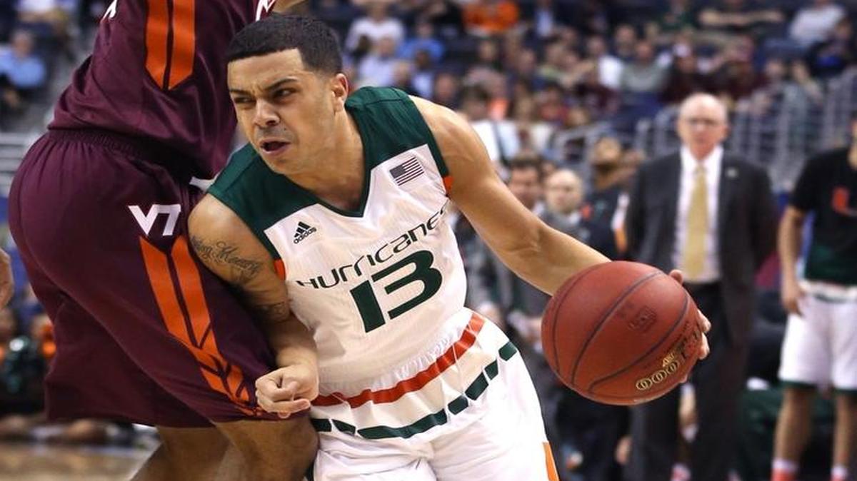 Former University of Miami star guard Angel Rodriguez plays his first game for French club Cholet Basket this weekend. He is adjusting to French grocery stores and European basketball.