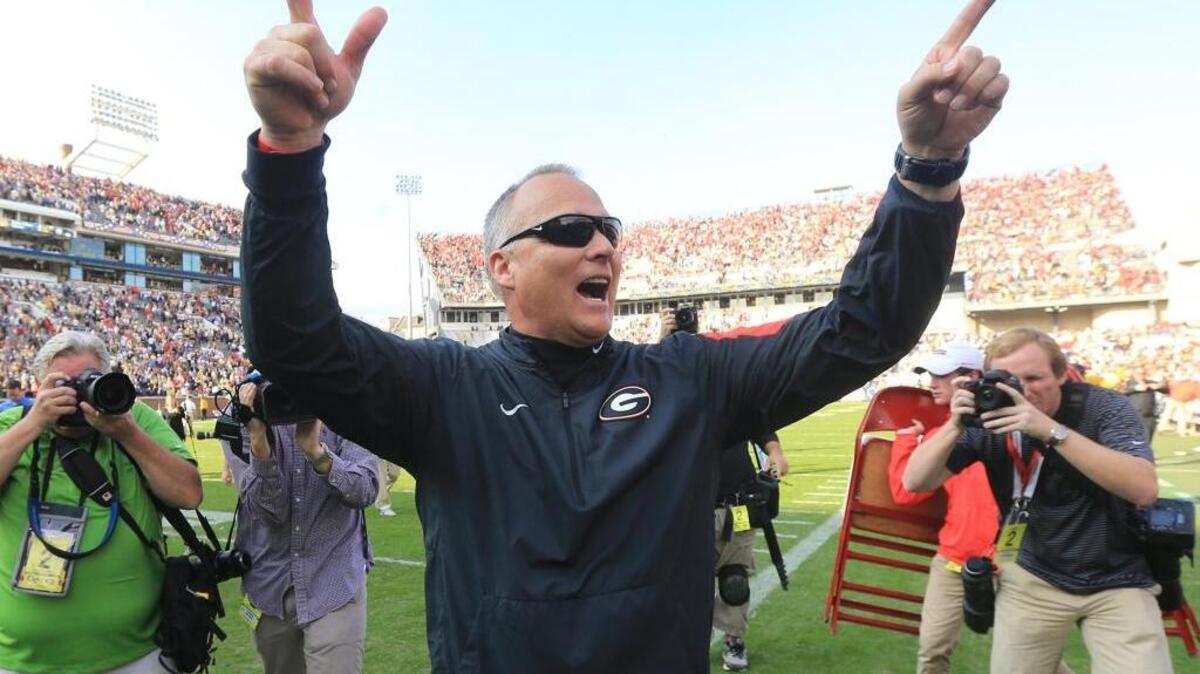Former Georgia coach Mark Richt.