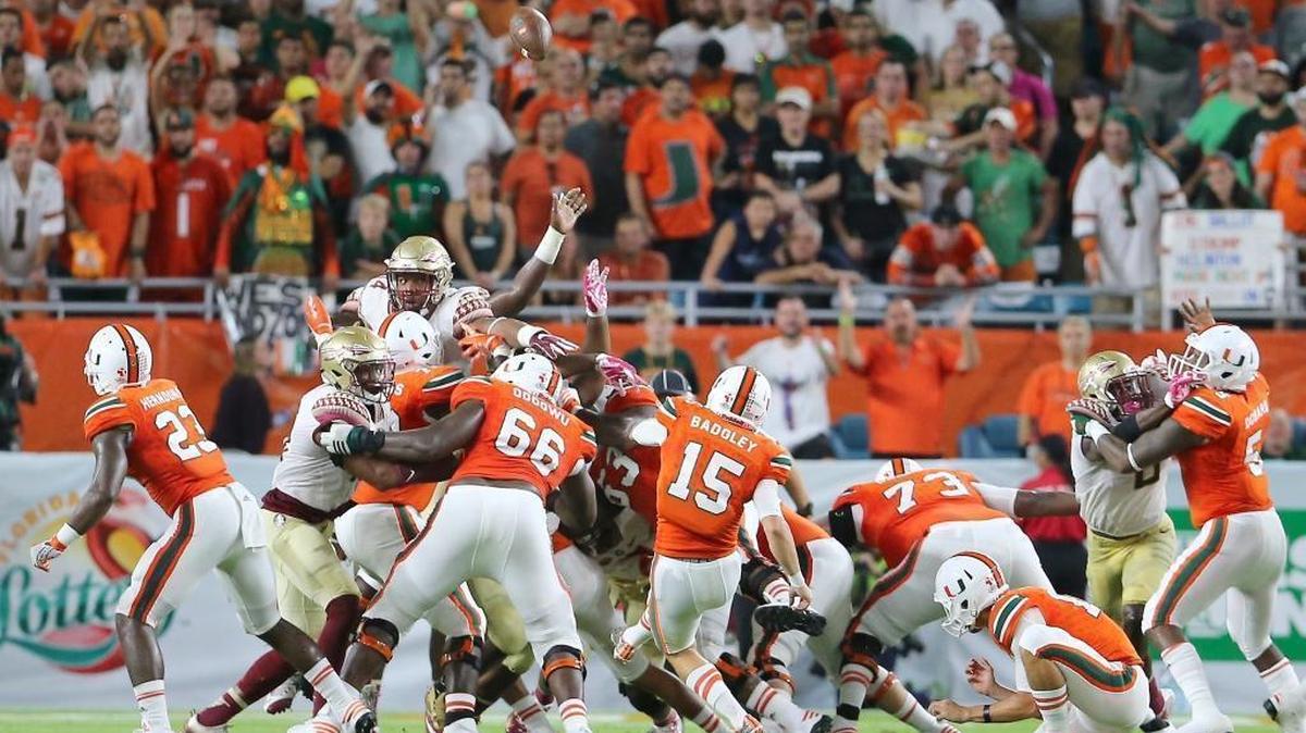 The last time the University of Miami played Florida State at the Hurricanes’ home of Hard Rock Stadium was on October 8, 2016, when FSU won 20-19.