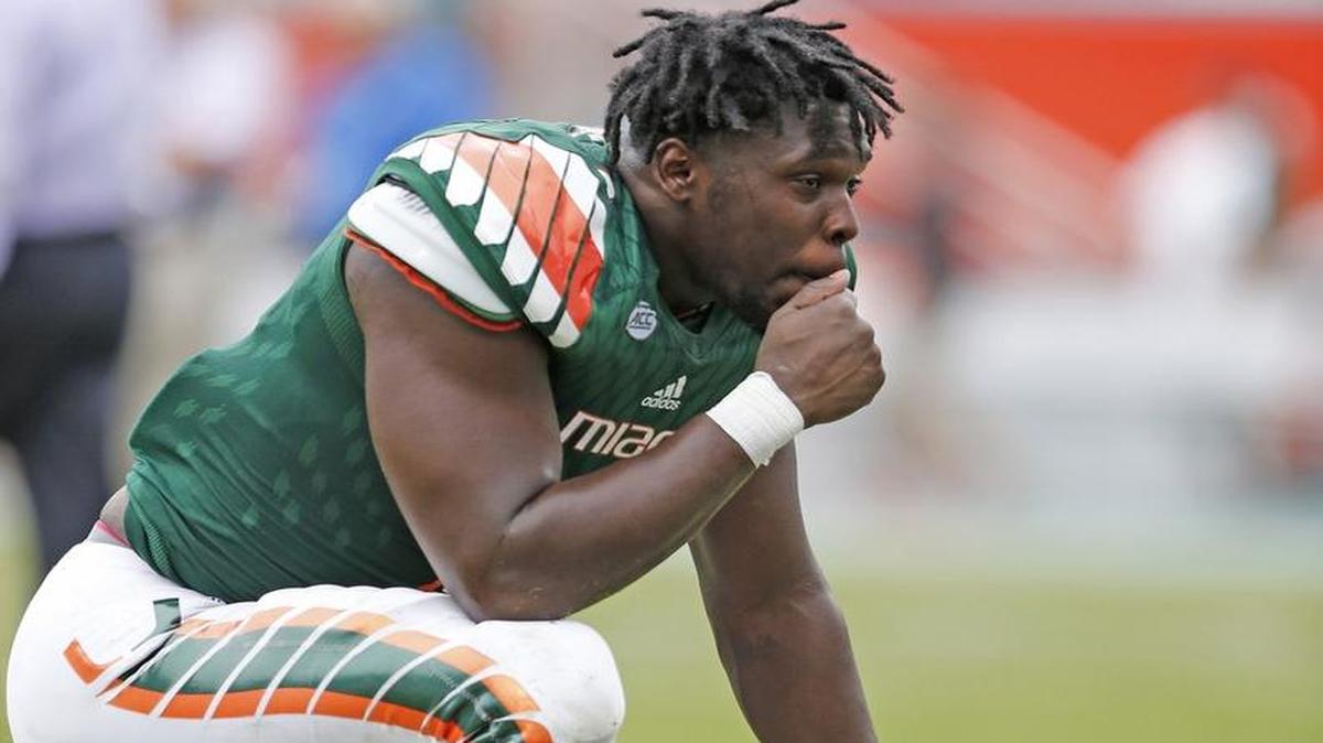 UM sophomore defensive end Chad Thomas.