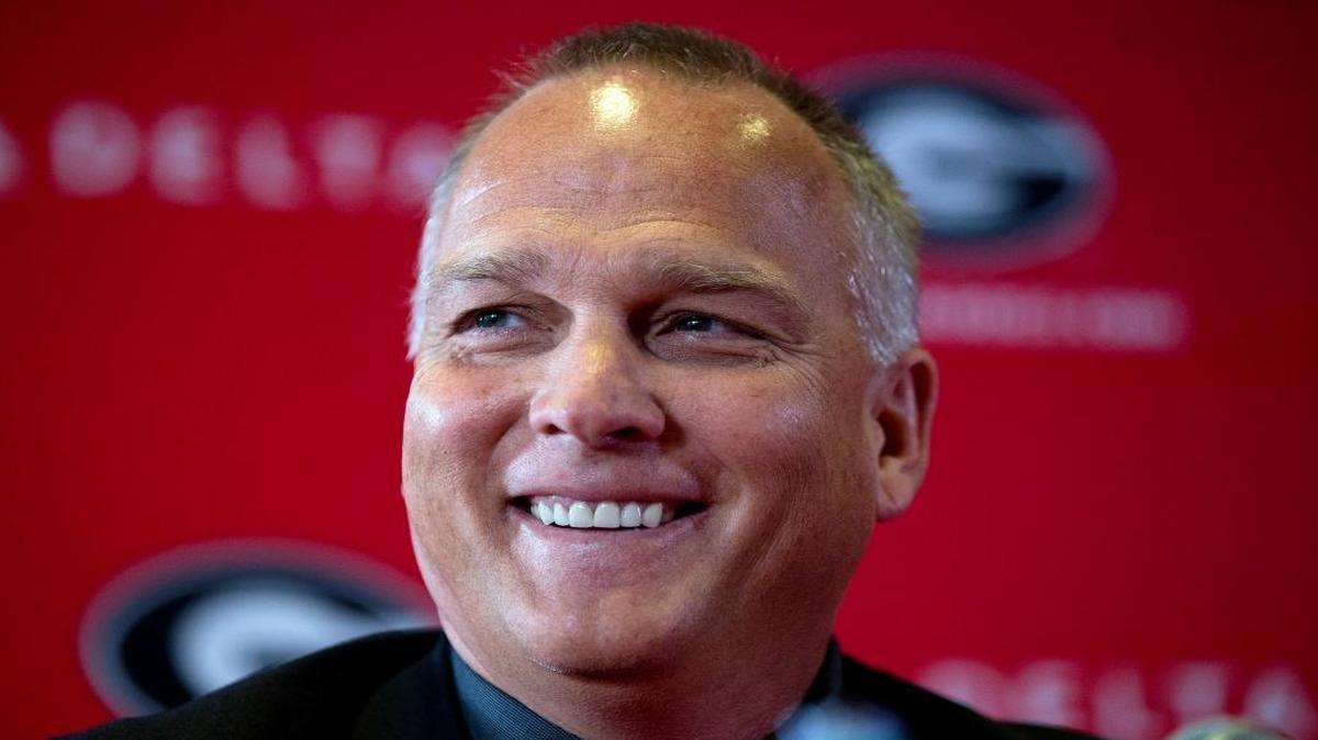 Mark Richt speaks during a news conference to discuss his departure from Georgia Monday, Nov. 30, 2015, in Athens, Ga.