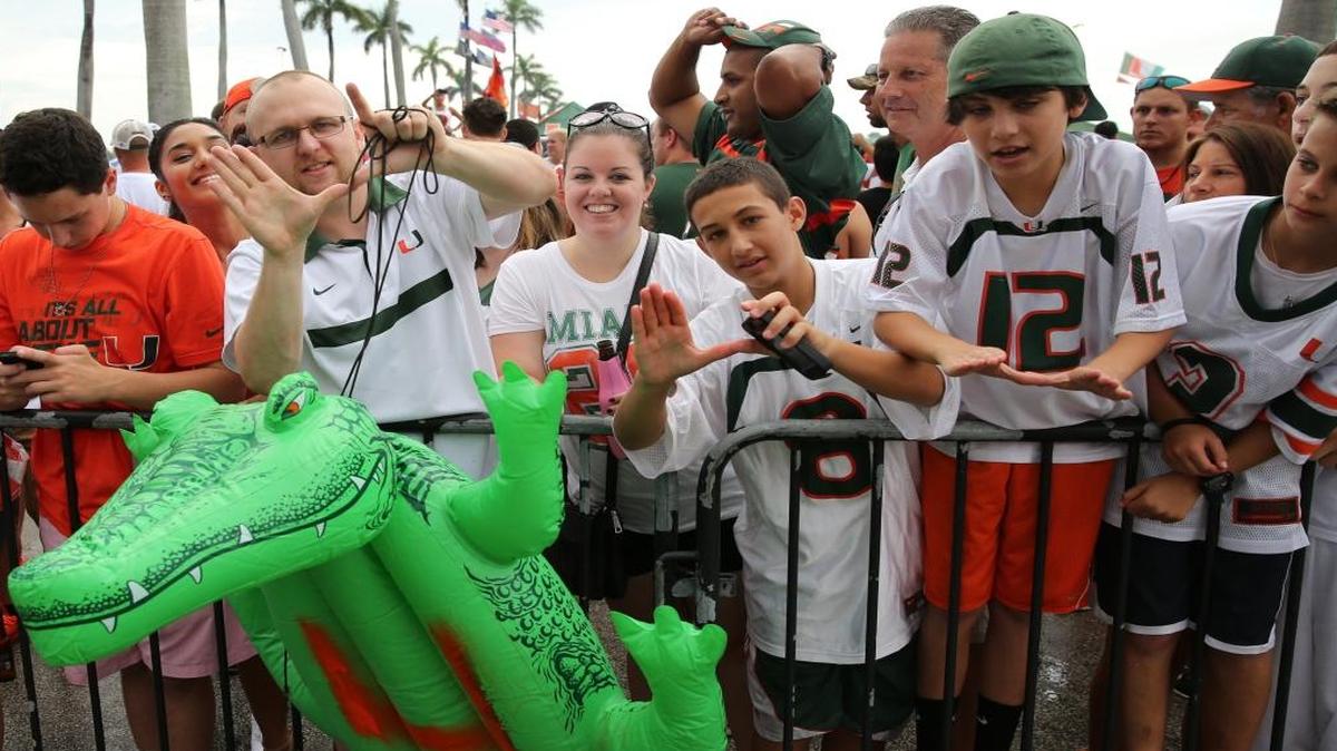 The Gators and Canes officially announced Tuesday that their teams will face off to open the 2019 season in the Camping World Kickoff at Camping World Stadium (formerly called the Citrus Bowl) in Orlando