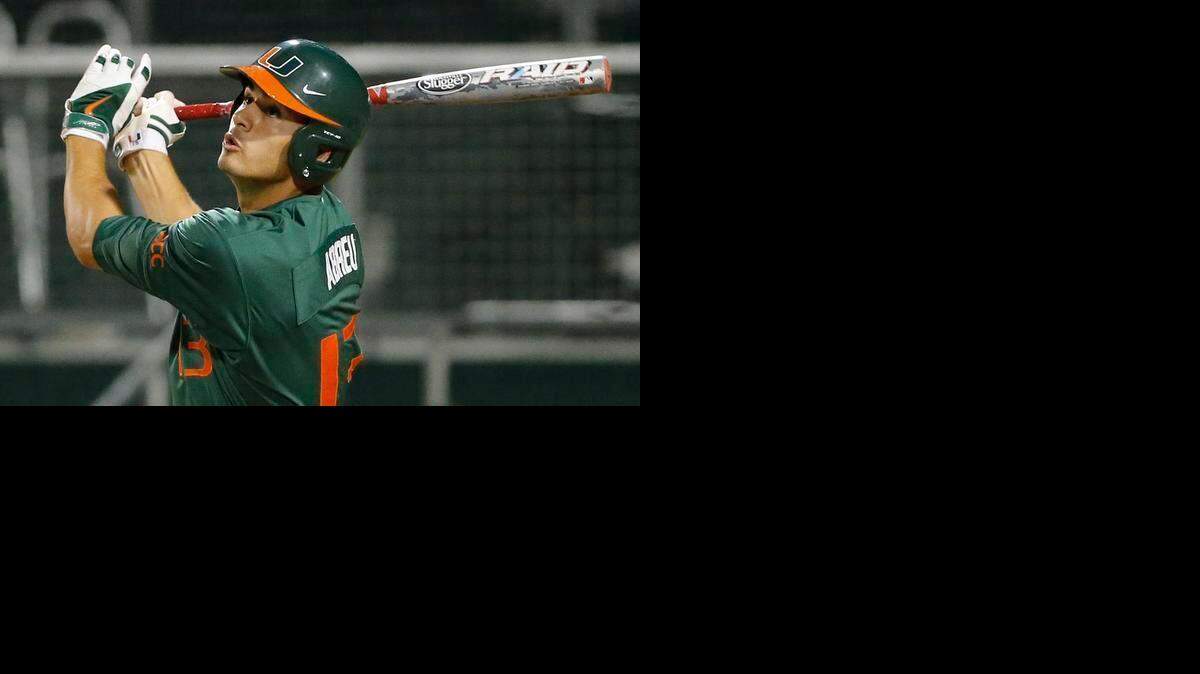 
Willie Abreu, shown in a file photo, helped the Canes rally for a win at North Carolina with a two-run single.
