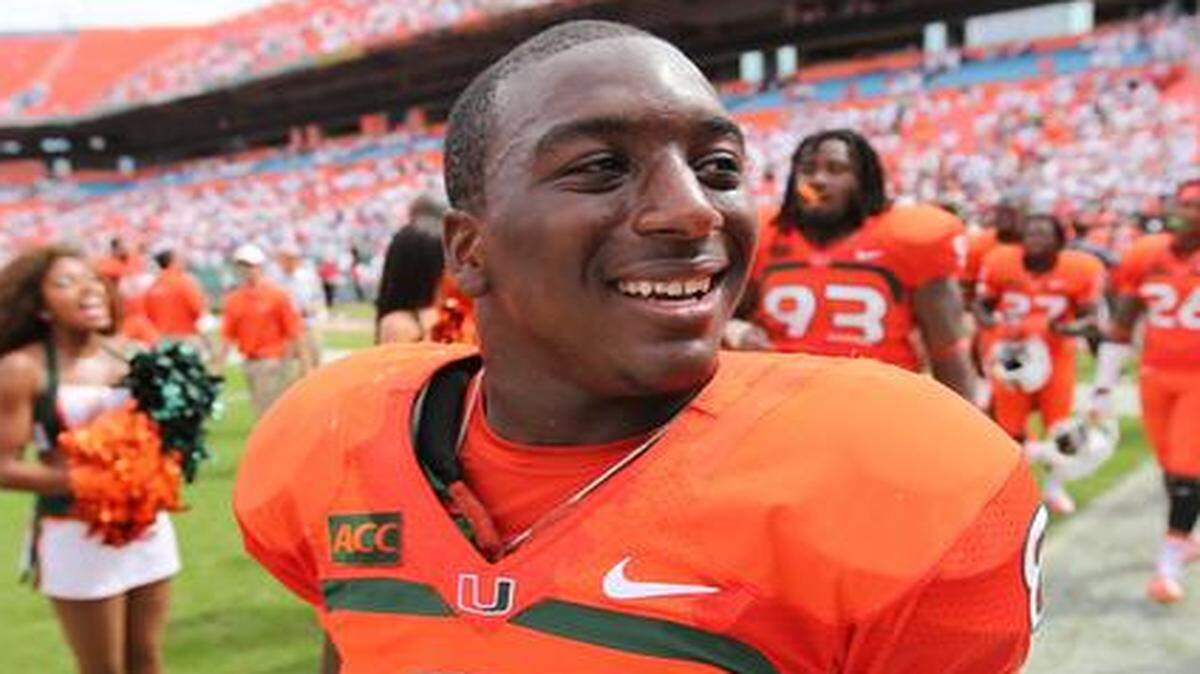 Duke Johnson is eighth nationally with 1,343 yards rushing this season and is averaging 7.26 yards per carry.