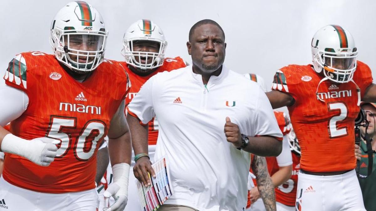 Said UM interim football coach Larry Scott about the Canes basketball team, which is No. 15 in the AP poll: “I’m a basketball fan. Coach L [Jim Larrañaga] does a magnificent job of coaching, man.”