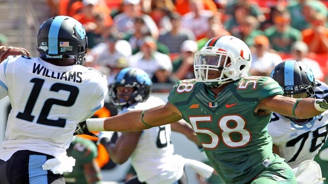 On Thursday Darrion Owens was back on the field for the Hurricanes, practicing for the first time under new coach Mark Richt.