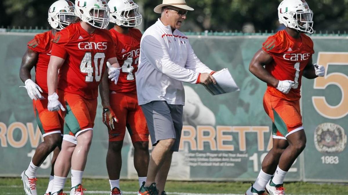Saturday’s spring game will be the last of 15 NCAA-designated spring football practices of 2016 for coach Mark Richt and the Hurricanes.