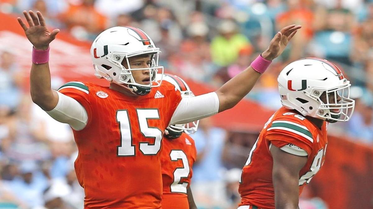 In six games, UM quarterback Brad Kaaya has completed 98 of 158 attempts (62 percent) for 1,373 yards and 10 touchdowns with four interceptions. He’s averaging 228.8 passing yards per game. Nationally, he’s ranked 24th in efficiency but just 56th in passing yards.