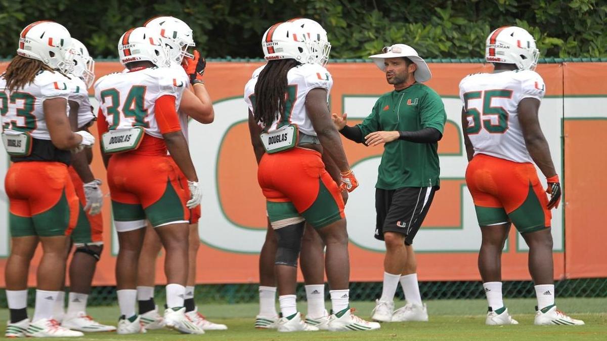 Hurricanes defensive coordinator Manny Diaz said his second-teamers need to step it up quickly before the Sept. 3 opener.