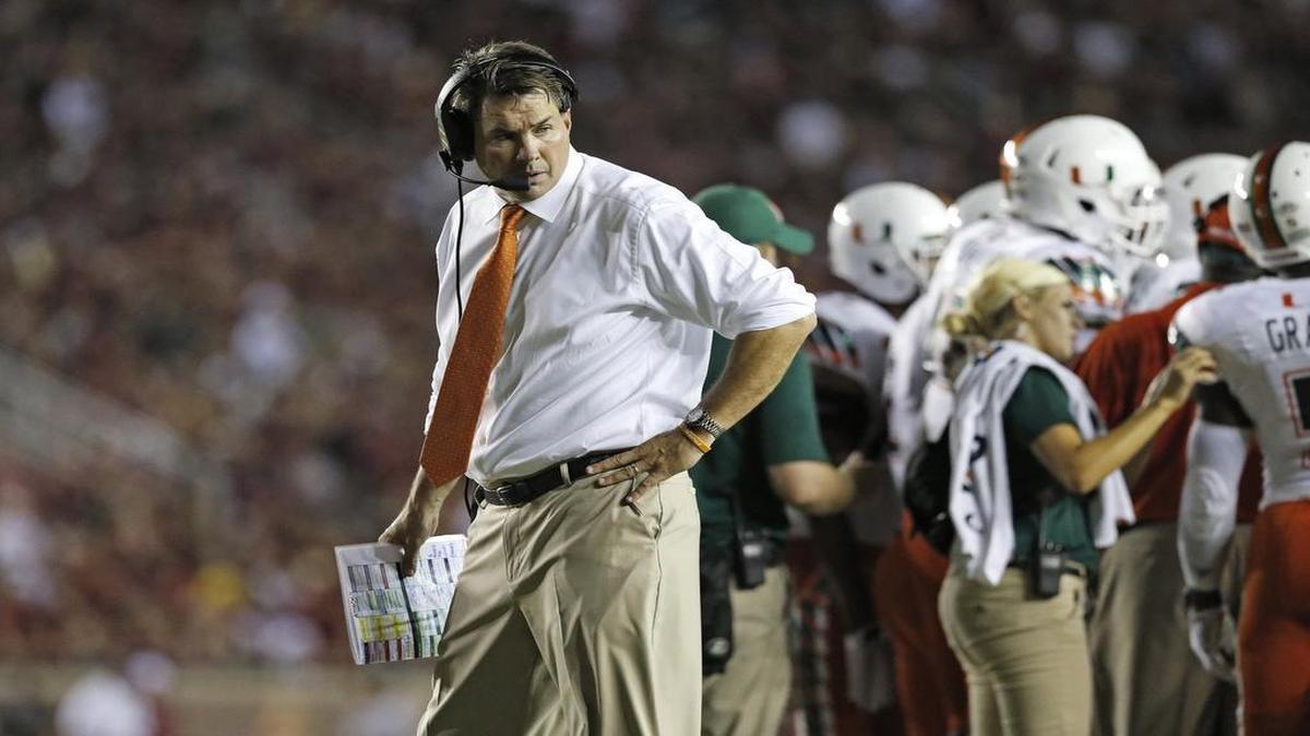
UM AD Blake James said Hurricanes coach Al Golden, above, will be evaluated at the end of the season.
