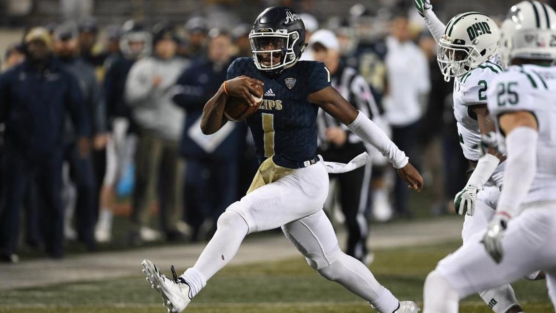 Quarterback Kalyn ‘Kato’ Nelson, a 6-1, 205-pound redshirt freshman known for his calmness and poise, is coming home to South Florida to try to lead the Akron Zips to a win in the fourth-annual Boca Raton Bowl.
