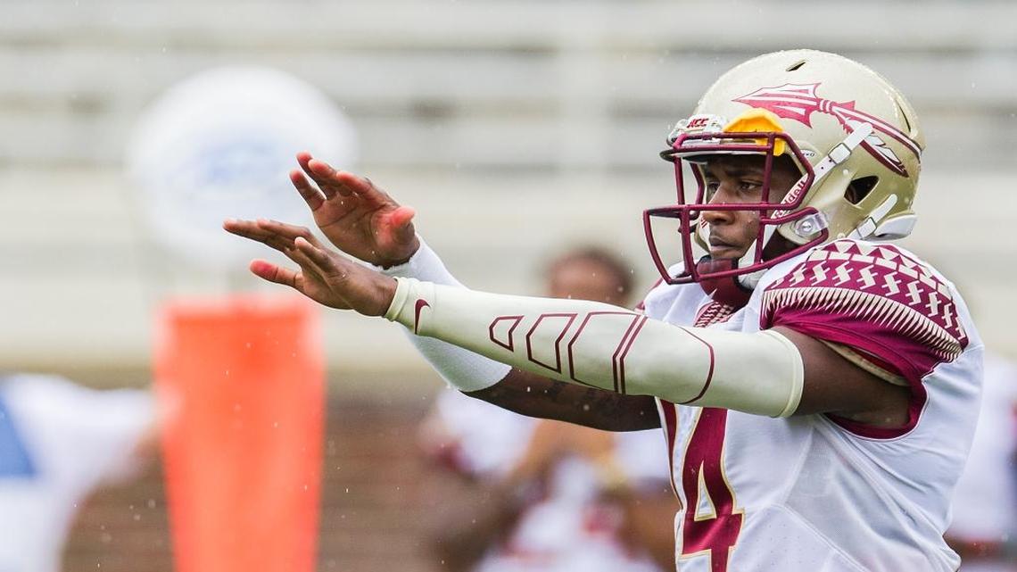 De’Andre Johnson was dismissed from Florida State after getting caught on tape punching a woman in a bar.