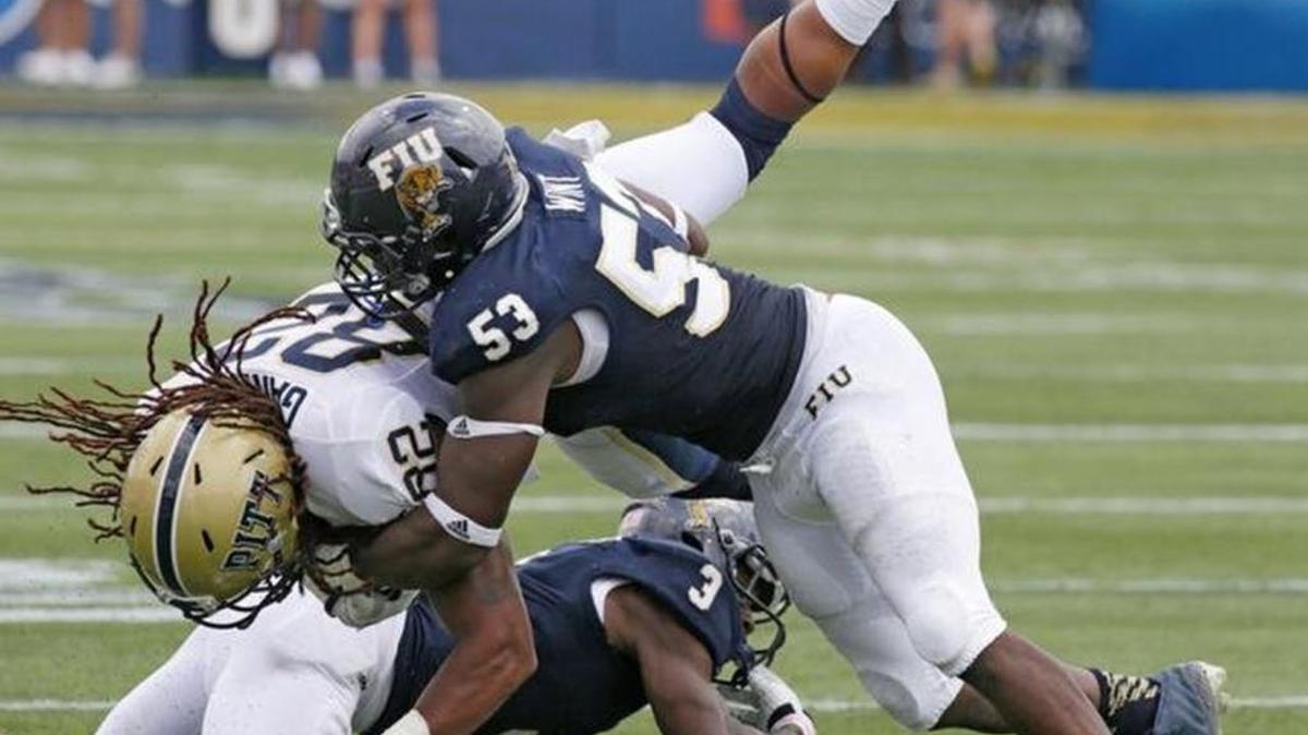 Middle linebacker Anthony Wint was one of FIU’s leading tacklers in 2016.