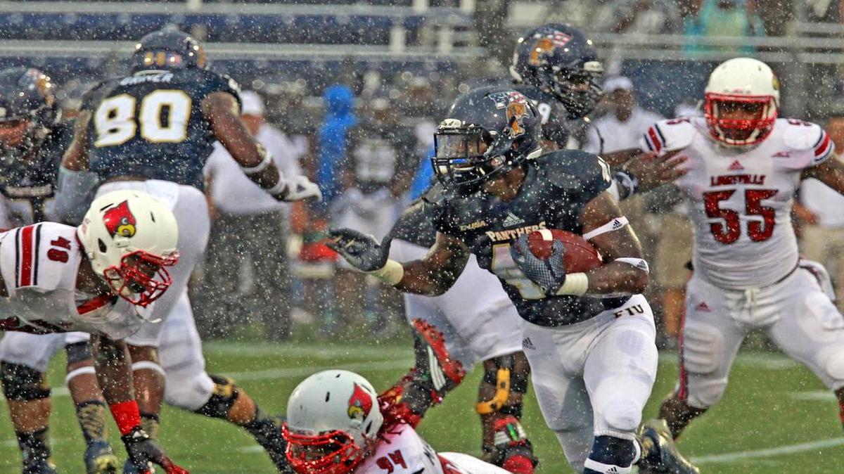 
FIU running back Anthon Samuels 
