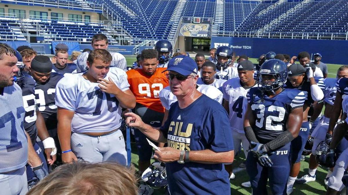 
After winning three more games in 2014, FIU coach Ron Turner said of winning Conference USA: ‘You can’t get there until you think about it and talk about it. We didn’t talk about it last year. We’ll see if we’re in position to do it. But I want it on the radar.’ 
