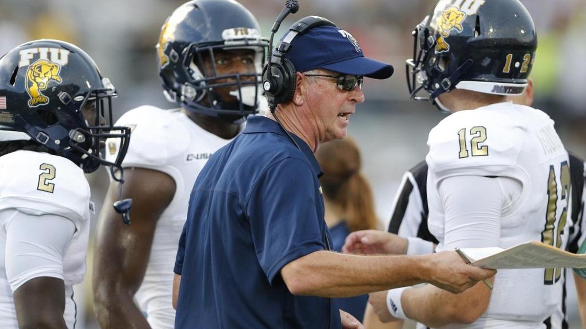 Coach Ron Turner and the FIU Panthers are still trying to clinch bowl eligibility.