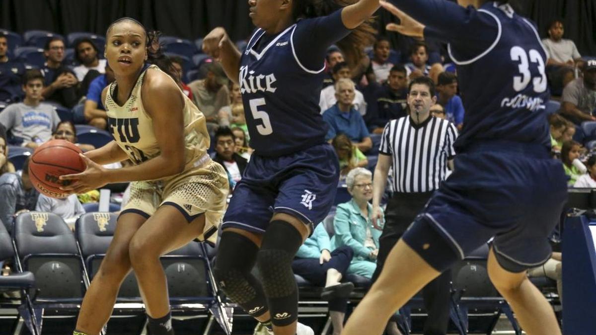 Destini Feagin (21), a captain on the FIU women’s basketball team, resolved credit card fraud and grand theft charges against her by entering a deferred prosecution program.