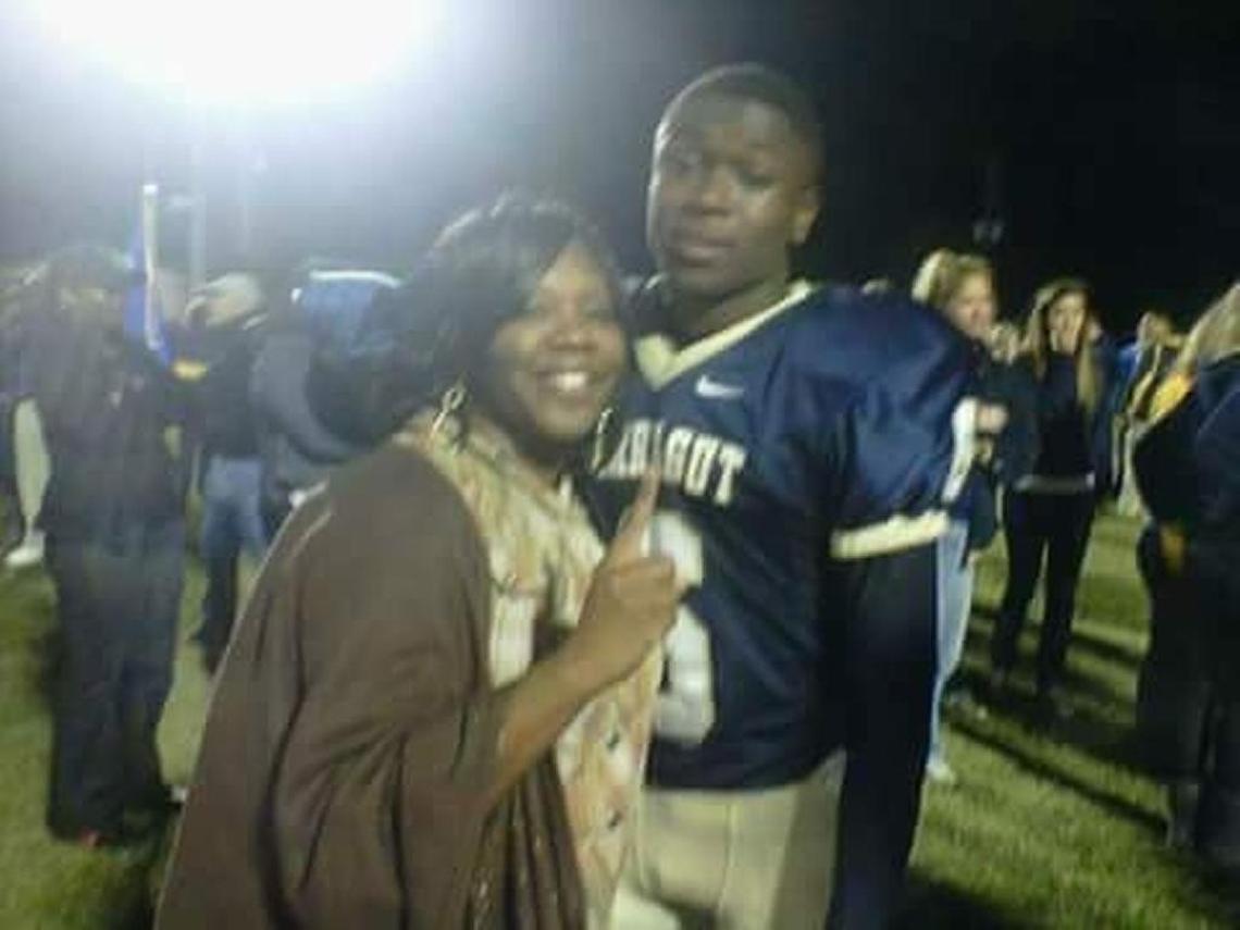 Tivica Muhammad and her son, Brad.