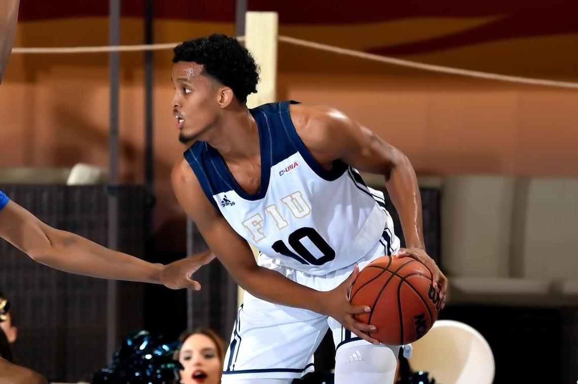 Florida International University’s Hassan Hussein (10) on Jan. 4 as FIU men’s basketball team loses to Middle Tennessee, 66-71, at Ocean Bank Convocation Center.