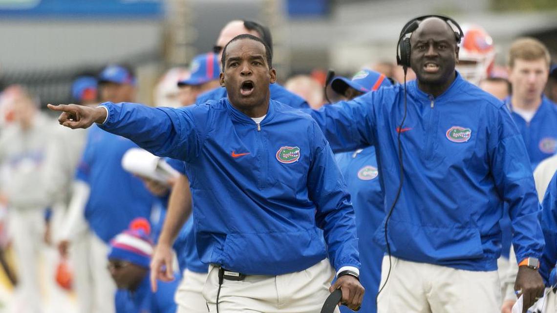 Randy Shannon will coach the Florida Gators against the Florida State Seminoles on Saturday.