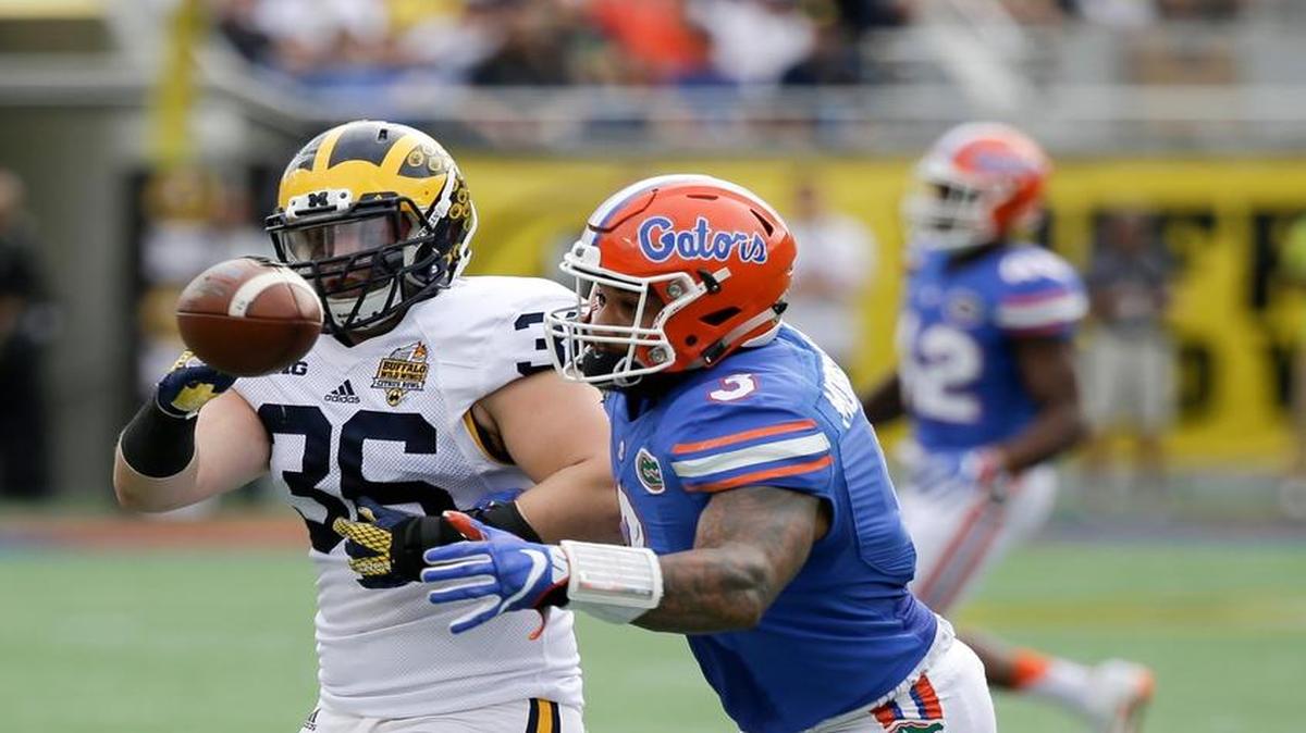 After returning from a serious kneew injury, linebacker Antonio Morrison led the Gators in tackles with 103.